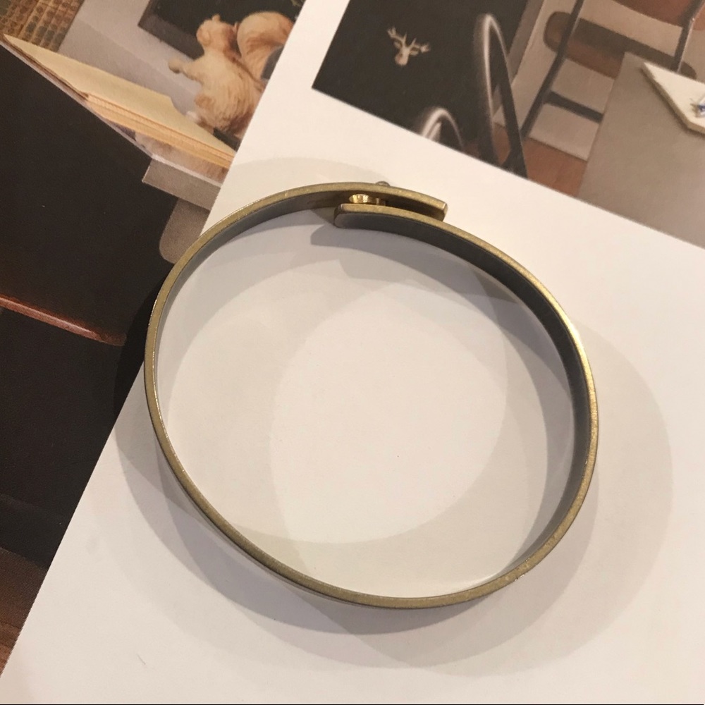 Madewell Bronze Industrial Bangle